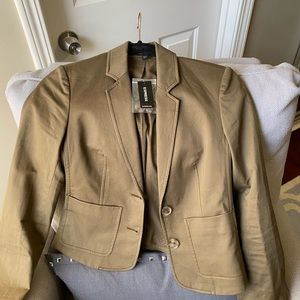 Express olive green blazer